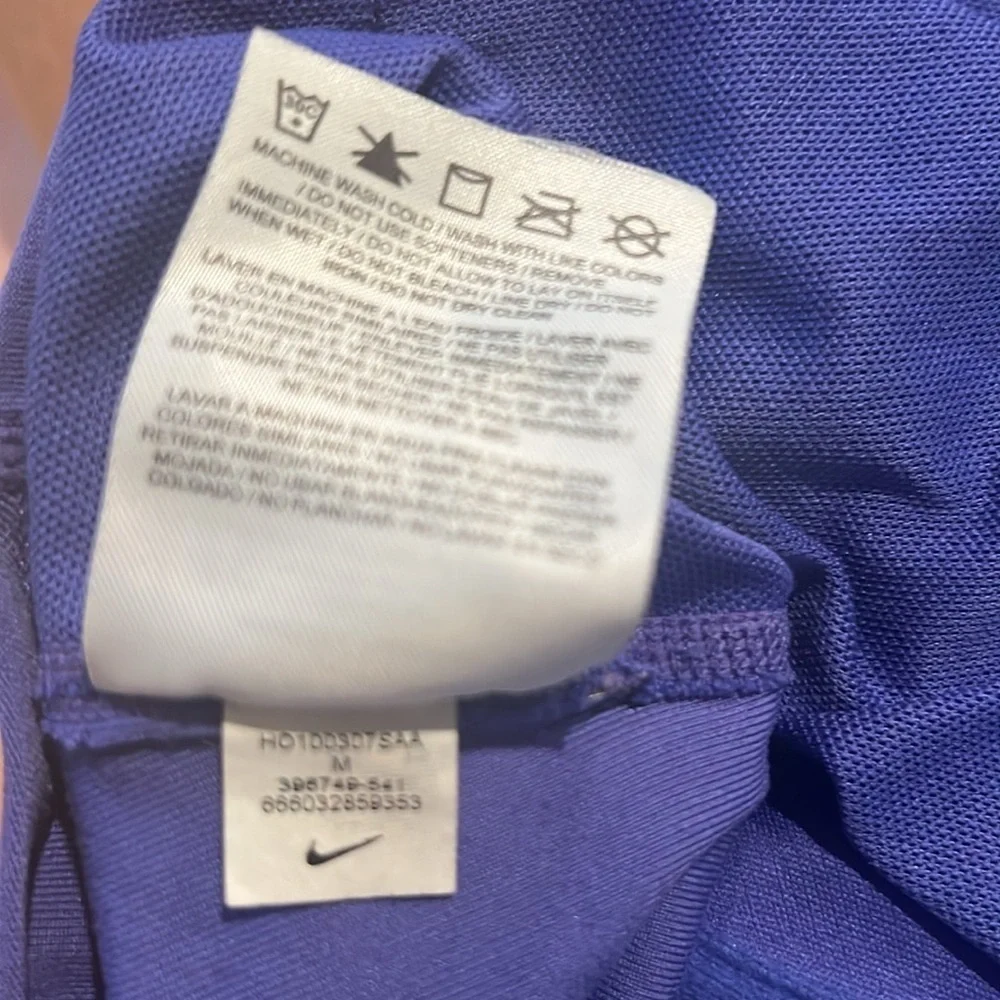 Nike Women’s Dri-fit Athletic Tank Size Medium Purple